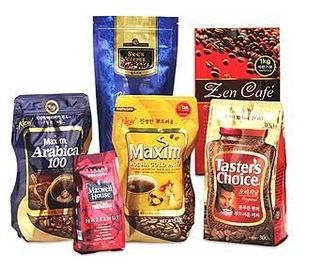 Verpakkende Zakken van de douane de Plastic Koffie met Klep
