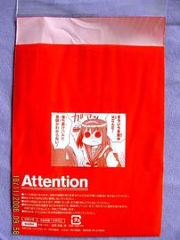 De verpakking van Promotie Plastic Zakken met Zelfklevende Verbinding in Rode Blauwgroen