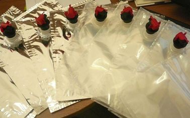 Plastic Flexibele Verpakkende Opnieuw te gebruiken Zak in Doos met Spuiten, Zilveren SLABzakken voor Wijnsap