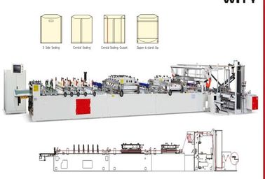 Gelamineerde Zak Plastic Zak die Plc van de Machinehoge snelheid Gecontroleerd maken