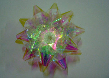 3.5Inch Iridescent LEIDEN Lint Bowin voor Gift verpakking en Kerstmis decoratie