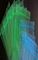 De groene kleine resealable Ritssluitings Plastic Zakken pasten duidelijke polyzak aan