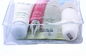 Transparante pvc-diazakken/plastic ritssluitingszakken voor kosmetische verpakking