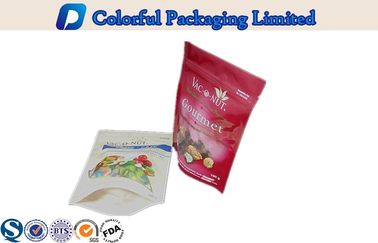 Aangepast HUISDIER + Matte Vernis Resealable Tribune op Zakken voor Snacks, Nootvoedsel
