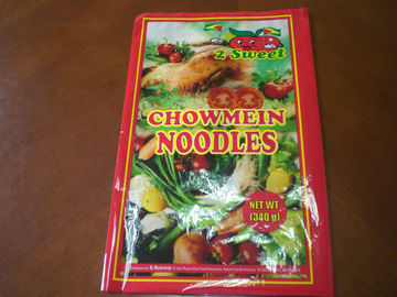 Chowmeinnoedels die, de Douane van de Zakzakken van de Voedselrang 340g verpakken